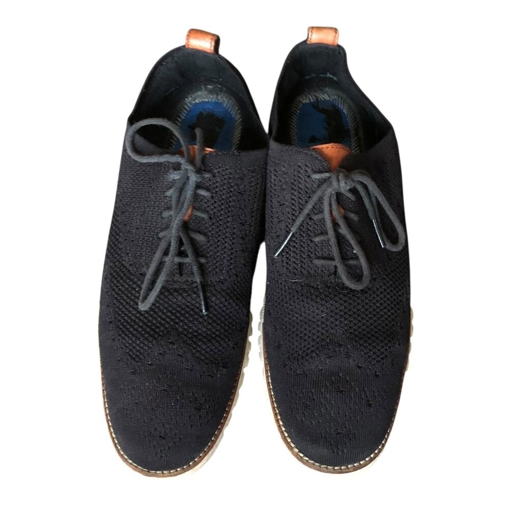 Cole Haan Zerogrand Stitchlite Wingtip Sneakers Black Size 10M Lightweight